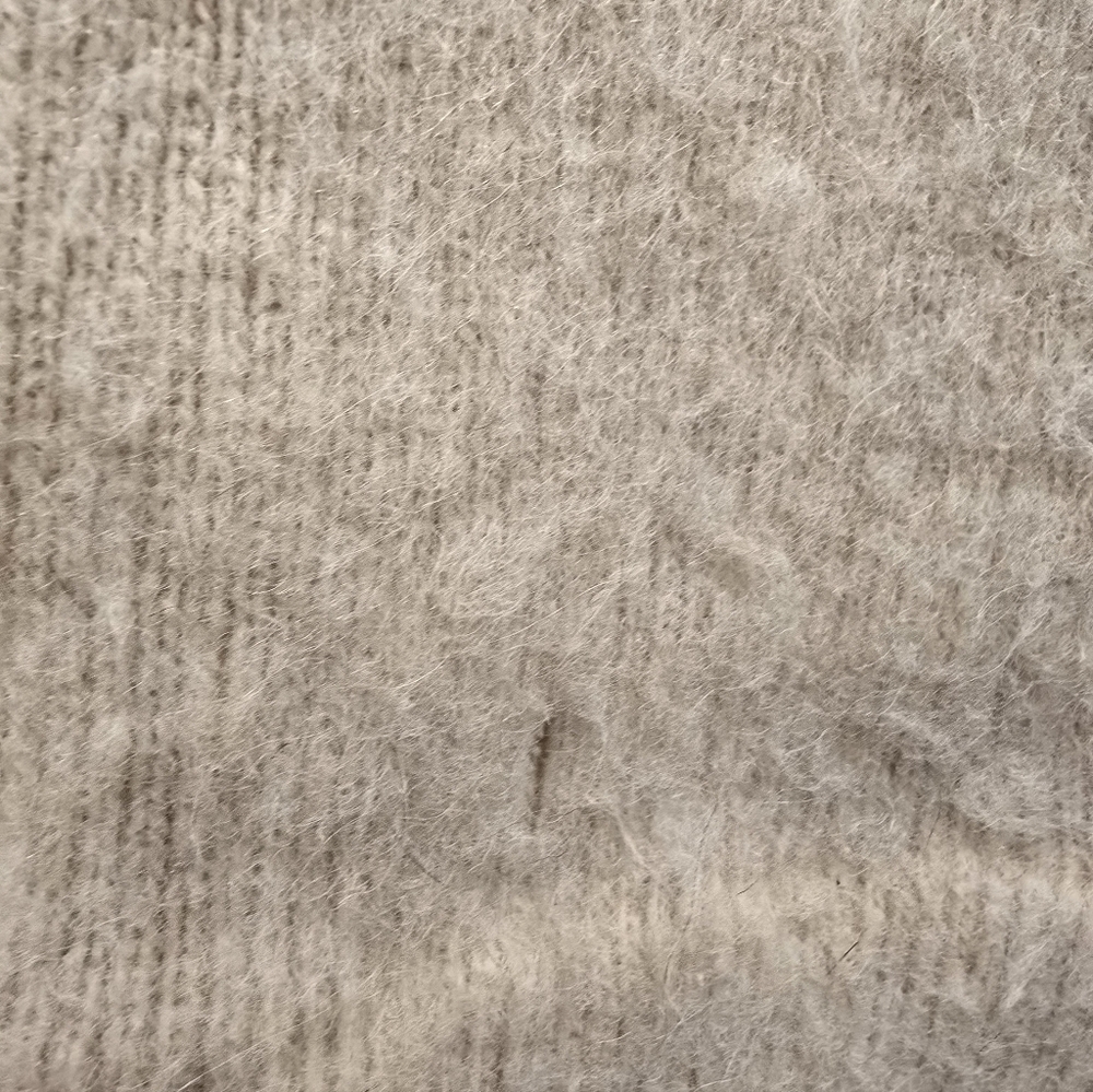Vtg Icewool Iceland Wool Sweater 100% Wool Ivory Gray Brown Long Sleeve Tunic M - Picture 5 of 6